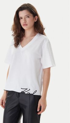 Karl Lagerfeld - Bluzka damska casual ze sklepu: MODIVO w kategorii: Bluzki damskie - zdjęcie WP-EBWP-BKLVO-LN0_0000305916983