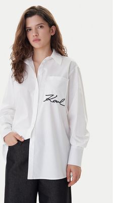 Koszula damska elegancka Karl Lagerfeld ze sklepu: MODIVO w kategorii: Koszule damskie - zdjęcie WP-EBWP-BKLVO-LN0_0000305917201