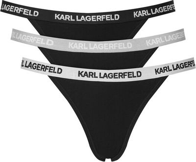Karl Lagerfeld - Majtki damskie casual z napisami ze sklepu: MODIVO w kategorii: Majtki damskie - zdjęcie WP-EBWP-BKLVO-LN0_0000305917461