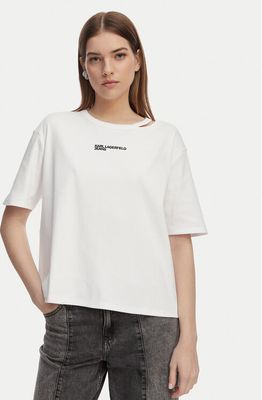 Karl Lagerfeld Jeans - Bluzka damska w stylu młodzieżowym na wiosnę ze sklepu: MODIVO w kategorii: Bluzki damskie - zdjęcie WP-EBWP-BKLVO-LN0_0000305917706