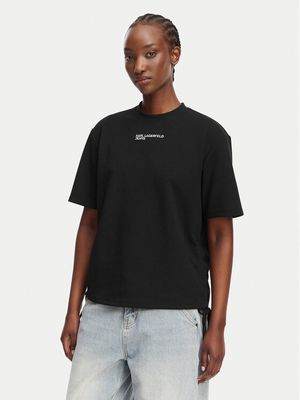 Karl Lagerfeld Jeans - Bluzka damska w stylu młodzieżowym ze sklepu: MODIVO w kategorii: Bluzki damskie - zdjęcie WP-EBWP-BKLVO-LN0_0000305917799