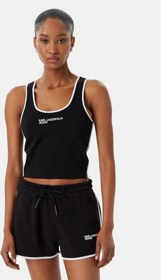 Bluzka damska Karl Lagerfeld Jeans ze sklepu: MODIVO w kategorii: Bluzki damskie - zdjęcie WP-EBWP-BKLVO-LN0_0000305917843