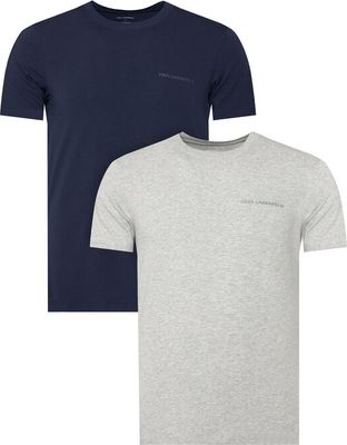 T-shirt męski casual Karl Lagerfeld ze sklepu: MODIVO w kategorii: T-shirty męskie - zdjęcie WP-EBWP-BKLVO-LN0_0000305920386