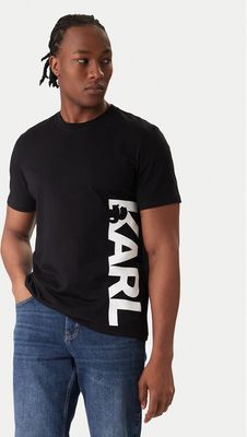T-shirt męski na wiosnę Karl Lagerfeld ze sklepu: MODIVO w kategorii: T-shirty męskie - zdjęcie WP-EBWP-BKLVO-LN0_0000305920393