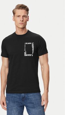 T-shirt męski młodzieżowy Karl Lagerfeld Jeans ze sklepu: MODIVO w kategorii: T-shirty męskie - zdjęcie WP-EBWP-BKLVO-LN0_0000305921239