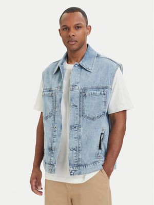 Kamizelka męska wiosenna Karl Lagerfeld Jeans ze sklepu: MODIVO w kategorii: Kamizelki męskie - zdjęcie WP-EBWP-BKLVO-LN0_0000305921277