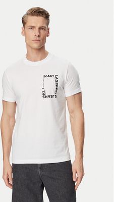 T-shirt męski Karl Lagerfeld Jeans ze sklepu: MODIVO w kategorii: T-shirty męskie - zdjęcie WP-EBWP-BKLVO-LN0_0000305921291