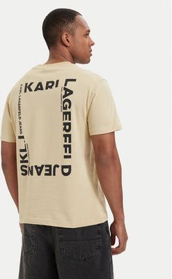 T-shirt męski młodzieżowy Karl Lagerfeld Jeans ze sklepu: MODIVO w kategorii: T-shirty męskie - zdjęcie WP-EBWP-BKLVO-LN0_0000305921307