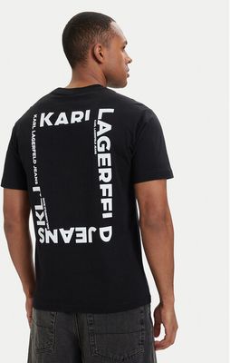 T-shirt męski na wiosnę Karl Lagerfeld Jeans ze sklepu: MODIVO w kategorii: T-shirty męskie - zdjęcie WP-EBWP-BKLVO-LN0_0000305921314