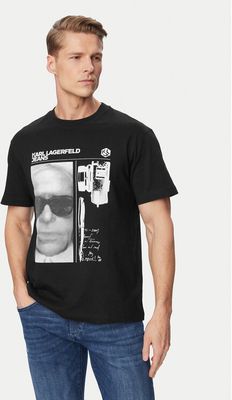 T-shirt męski wiosenny Karl Lagerfeld Jeans ze sklepu: MODIVO w kategorii: T-shirty męskie - zdjęcie WP-EBWP-BKLVO-LN0_0000305921345