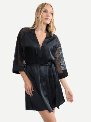 Szlafrok damski elegancki Triumph ze sklepu: MODIVO w kategorii: Szlafroki damskie - zdjęcie WP-EBWP-BKLVO-LN0_0000305924094