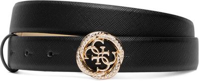 Pasek elegancki Guess ze sklepu: MODIVO w kategorii: Paski damskie - zdjęcie WP-EBWP-BKLVO-LN0_0000305925657