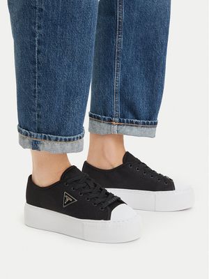 Guess - Trampki damskie wiosenne ze sklepu: MODIVO w kategorii: Trampki damskie - zdjęcie WP-EBWP-BKLVO-LN0_0000305931078