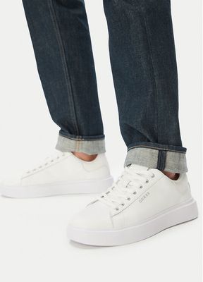 Buty sportowe męskie na wiosnę Guess ze sklepu: MODIVO w kategorii: Buty sportowe męskie - zdjęcie WP-EBWP-BKLVO-LN0_0000305931481