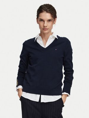 Sweter damski na zimę Tommy Hilfiger ze sklepu: MODIVO w kategorii: Swetry damskie - zdjęcie WP-EBWP-BKLVO-LN0_0000305942463