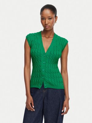 Tommy Hilfiger - Kamizelka damska jesienna ze sklepu: MODIVO w kategorii: Kamizelki damskie - zdjęcie WP-EBWP-BKLVO-LN0_0000305942579