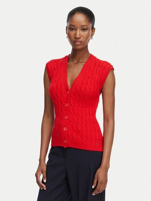 Kamizelka damska Tommy Hilfiger ze sklepu: MODIVO w kategorii: Kamizelki damskie - zdjęcie WP-EBWP-BKLVO-LN0_0000305942586