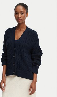 Tommy Hilfiger - Sweter damski casualowy ze sklepu: MODIVO w kategorii: Swetry damskie - zdjęcie WP-EBWP-BKLVO-LN0_0000305942654
