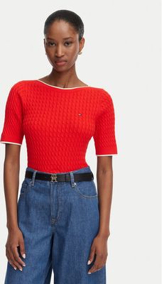 Sweter damski casual na zimę Tommy Hilfiger ze sklepu: MODIVO w kategorii: Swetry damskie - zdjęcie WP-EBWP-BKLVO-LN0_0000305942678