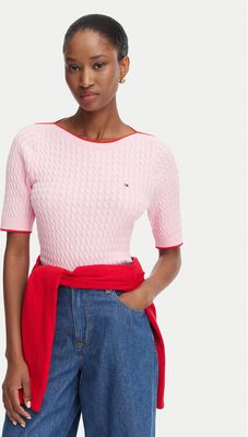 Sweter damski zimowy Tommy Hilfiger ze sklepu: MODIVO w kategorii: Swetry damskie - zdjęcie WP-EBWP-BKLVO-LN0_0000305942685