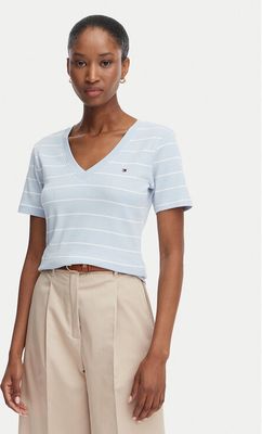 Bluzka damska na wiosnę Tommy Hilfiger ze sklepu: MODIVO w kategorii: Bluzki damskie - zdjęcie WP-EBWP-BKLVO-LN0_0000305942739