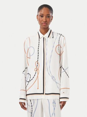 Koszula damska casual Tommy Hilfiger ze sklepu: MODIVO w kategorii: Koszule damskie - zdjęcie WP-EBWP-BKLVO-LN0_0000305943163