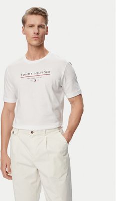 T-shirt męski w stylu młodzieżowym Tommy Hilfiger ze sklepu: MODIVO w kategorii: T-shirty męskie - zdjęcie WP-EBWP-BKLVO-LN0_0000305945075