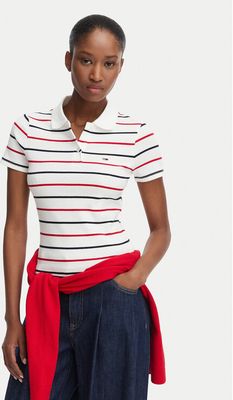 Bluzka damska Tommy Jeans ze sklepu: MODIVO w kategorii: Bluzki damskie - zdjęcie WP-EBWP-BKLVO-LN0_0000305946379