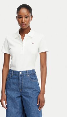 Bluzka damska na wiosnę Tommy Jeans ze sklepu: MODIVO w kategorii: Bluzki damskie - zdjęcie WP-EBWP-BKLVO-LN0_0000305946409