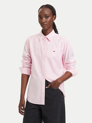 Koszula damska na wiosnę Tommy Jeans ze sklepu: MODIVO w kategorii: Koszule damskie - zdjęcie WP-EBWP-BKLVO-LN0_0000305946478
