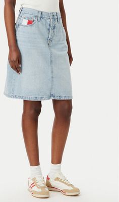 Spódnica Tommy Jeans ze sklepu: MODIVO w kategorii: Spódnice - zdjęcie WP-EBWP-BKLVO-LN0_0000305946553