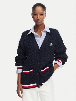 Sweter damski na zimę Tommy Jeans ze sklepu: MODIVO w kategorii: Swetry damskie - zdjęcie WP-EBWP-BKLVO-LN0_0000305946690