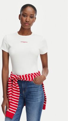Bluzka damska Tommy Jeans ze sklepu: MODIVO w kategorii: Bluzki damskie - zdjęcie WP-EBWP-BKLVO-LN0_0000305946928