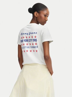 Bluzka damska Tommy Jeans ze sklepu: MODIVO w kategorii: Bluzki damskie - zdjęcie WP-EBWP-BKLVO-LN0_0000305946935