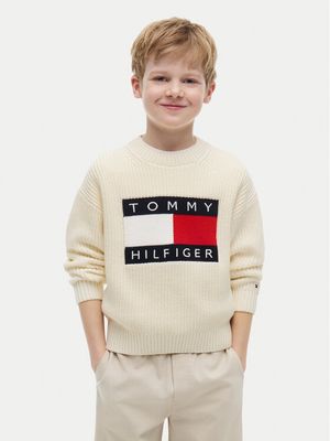 Sweter chłopięcy na zimę Tommy Hilfiger ze sklepu: MODIVO w kategorii: Swetry chłopięce - zdjęcie WP-EBWP-BKLVO-LN0_0000305947697