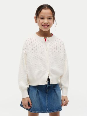 Sweter dziewczęcy jesienny Tommy Hilfiger ze sklepu: MODIVO w kategorii: Swetry dziewczęce - zdjęcie WP-EBWP-BKLVO-LN0_0000305948137