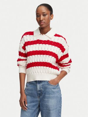 Sweter damski na zimę casual Tommy Jeans ze sklepu: MODIVO w kategorii: Swetry damskie - zdjęcie WP-EBWP-BKLVO-LN0_0000305948199