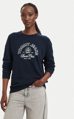 Tommy Jeans - Bluza damska młodzieżowa jesienna ze sklepu: MODIVO w kategorii: Bluzy damskie - zdjęcie WP-EBWP-BKLVO-LN0_0000305948335