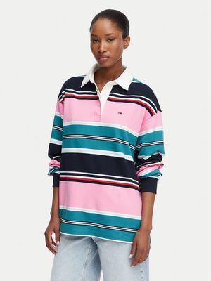 Bluzka damska na wiosnę casual Tommy Jeans ze sklepu: MODIVO w kategorii: Bluzki damskie - zdjęcie WP-EBWP-BKLVO-LN0_0000305948403