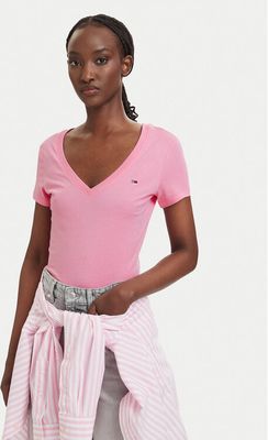 Bluzka damska casualowa na wiosnę Tommy Jeans ze sklepu: MODIVO w kategorii: Bluzki damskie - zdjęcie WP-EBWP-BKLVO-LN0_0000305948564