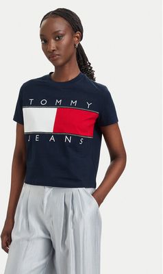 Bluzka damska na wiosnę Tommy Jeans ze sklepu: MODIVO w kategorii: Bluzki damskie - zdjęcie WP-EBWP-BKLVO-LN0_0000305948823