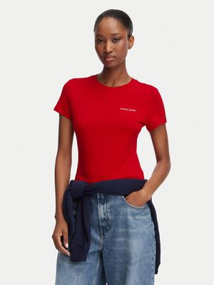 Bluzka damska na wiosnę Tommy Jeans ze sklepu: MODIVO w kategorii: Bluzki damskie - zdjęcie WP-EBWP-BKLVO-LN0_0000305948915