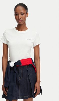 Tommy Jeans - Bluzka damska na wiosnę ze sklepu: MODIVO w kategorii: Bluzki damskie - zdjęcie WP-EBWP-BKLVO-LN0_0000305948922