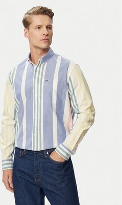 Tommy Jeans - Koszula męska z klasycznym kołnierzykiem ze sklepu: MODIVO w kategorii: Koszule męskie - zdjęcie WP-EBWP-BKLVO-LN0_0000305953513