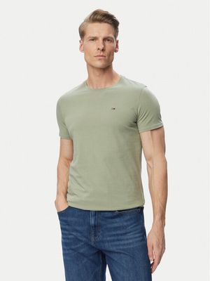 T-shirt męski na wiosnę casualowy Tommy Jeans ze sklepu: MODIVO w kategorii: T-shirty męskie - zdjęcie WP-EBWP-BKLVO-LN0_0000305953865