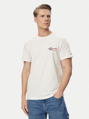 Tommy Jeans - T-shirt męski casual ze sklepu: MODIVO w kategorii: T-shirty męskie - zdjęcie WP-EBWP-BKLVO-LN0_0000305954053