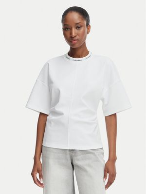 Calvin Klein Jeans - Bluzka damska casual ze sklepu: MODIVO w kategorii: Bluzki damskie - zdjęcie WP-EBWP-BKLVO-LN0_0000305954978
