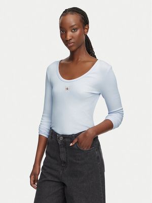 Calvin Klein Jeans - Bluzka damska wiosenna casual ze sklepu: MODIVO w kategorii: Bluzki damskie