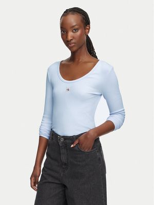 Calvin Klein Jeans - Bluzka damska wiosenna casual ze sklepu: MODIVO w kategorii: Bluzki damskie