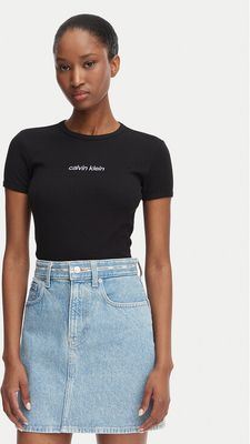 Bluzka damska Calvin Klein Jeans ze sklepu: MODIVO w kategorii: Bluzki damskie - zdjęcie WP-EBWP-BKLVO-LN0_0000305955012